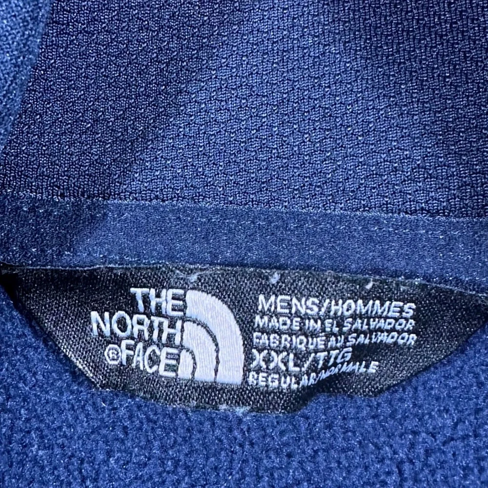 The North Face Pullover Hoodie Mens XXL Navy Blue Graphic Logo NF0A2TGQULB